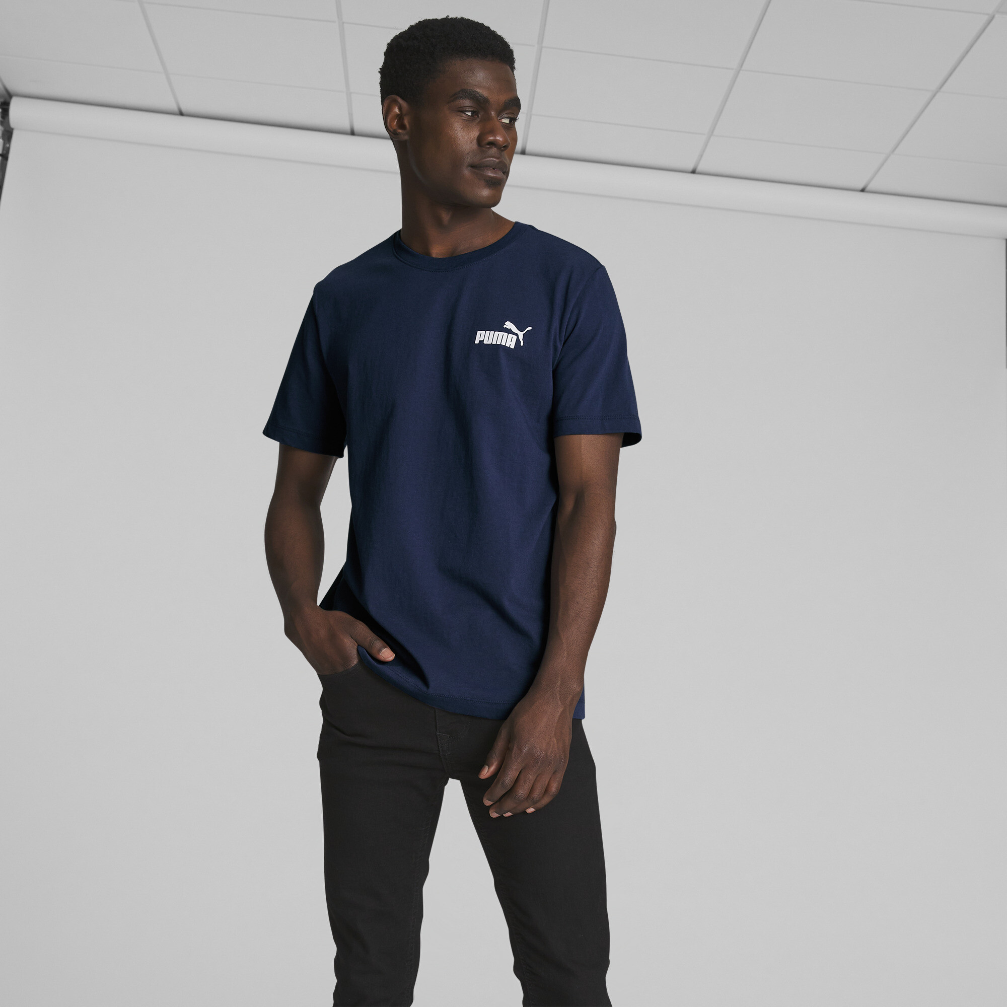 PUMA Men's Essentials No. 1 Logo Tee