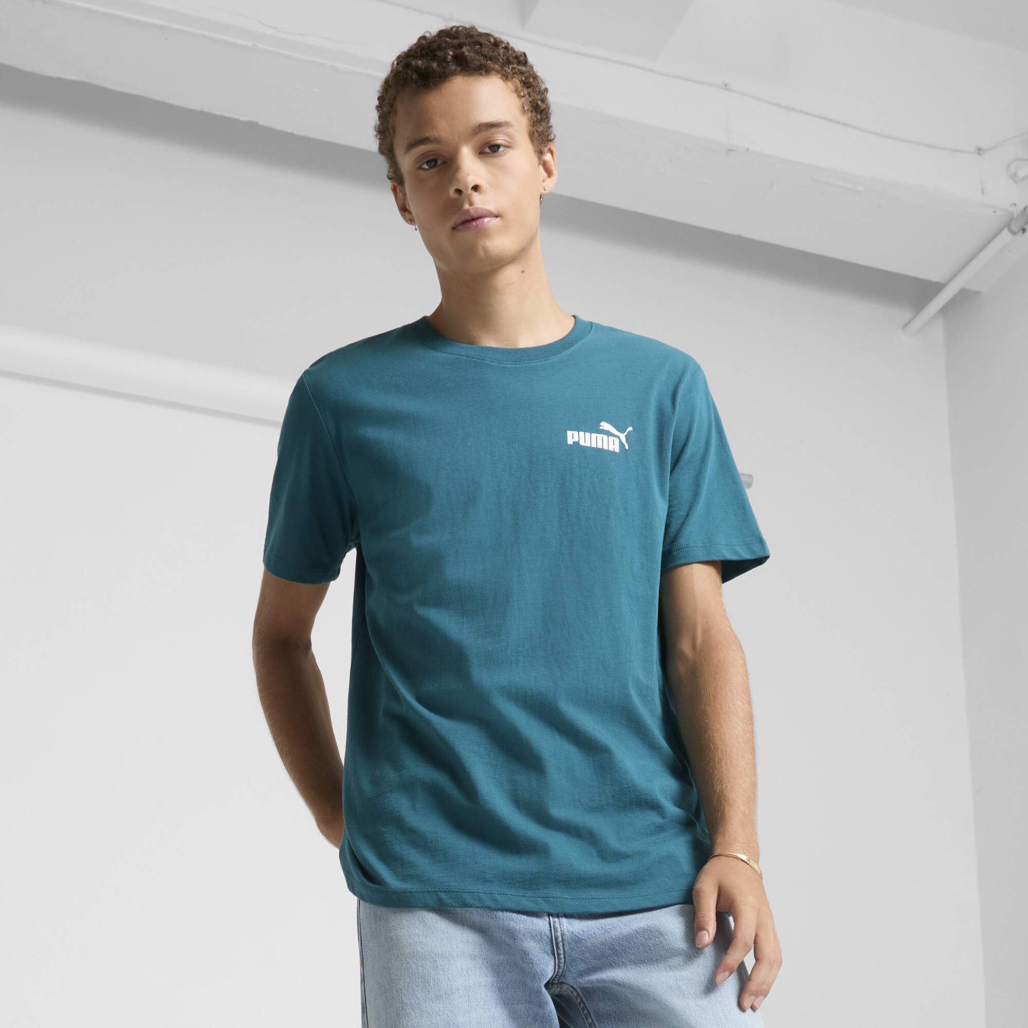 PUMA Men's Essentials No. 1 Logo Tee