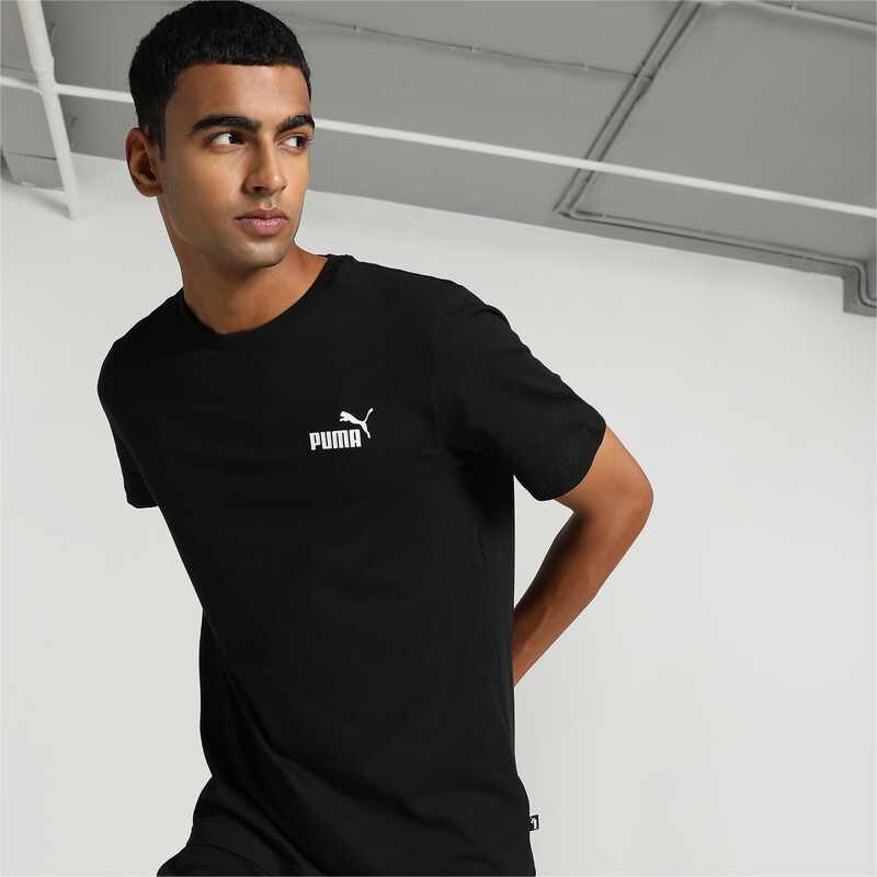 

Men's PUMA Small Logo Tee, Black