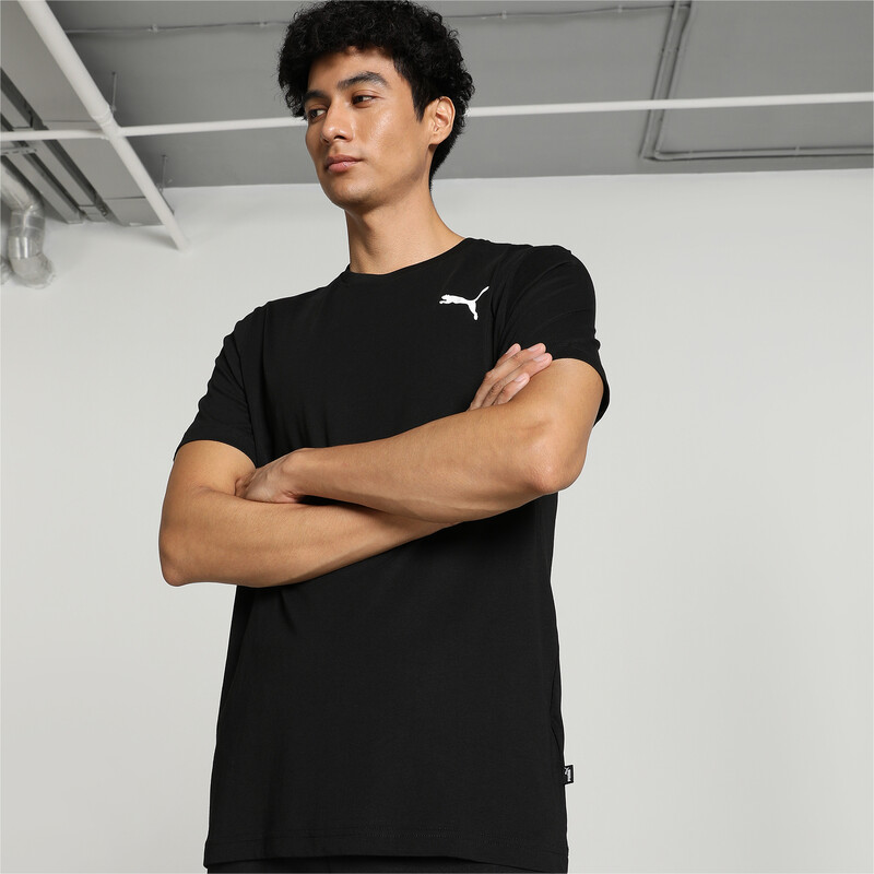 

Men's PUMA Small Logo Tee, Black