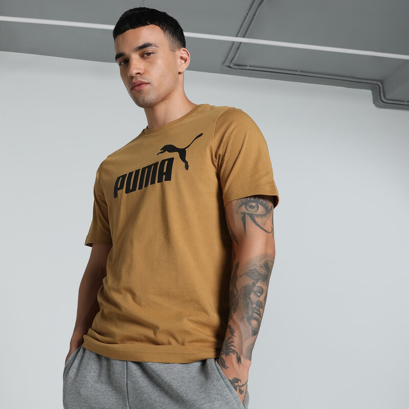 Men's PUMA Logo Regular Fit T-Shirt