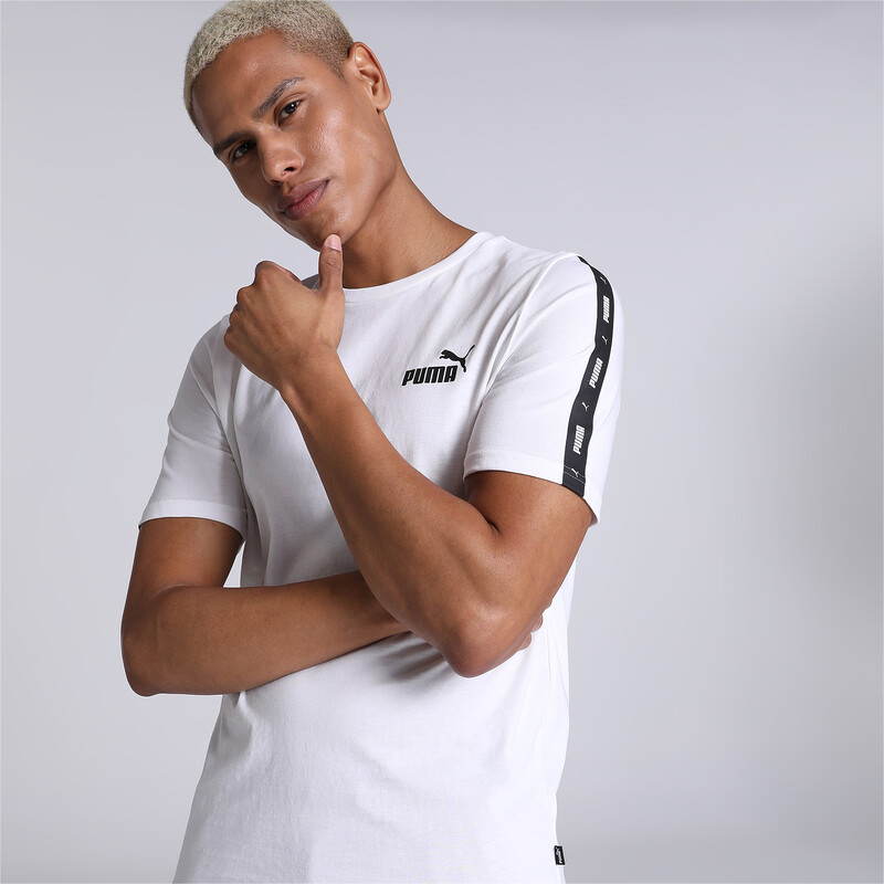 

Men's PUMA Tape Regular Fit T-Shirt, White