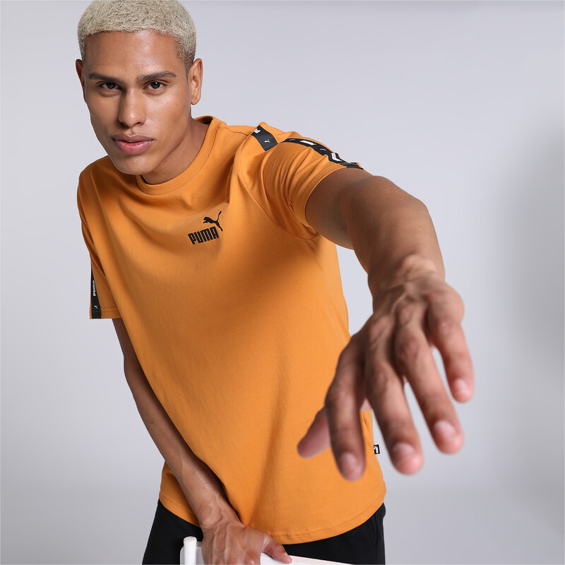 

Men's PUMA Tape Regular Fit T-Shirt, Desert clay