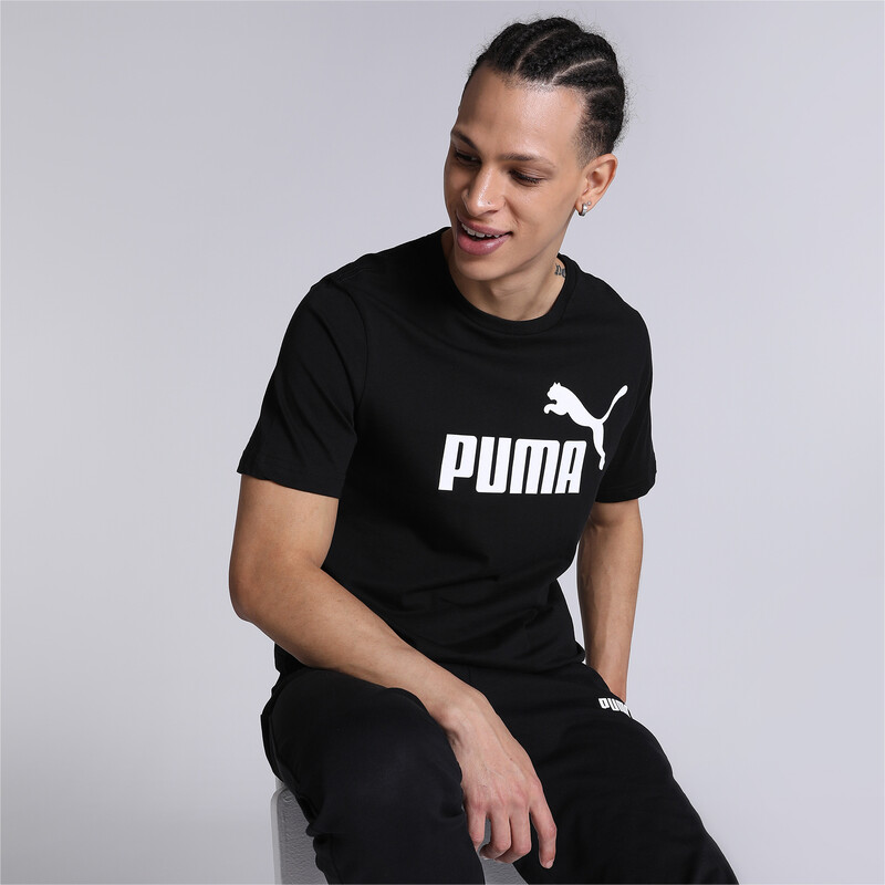 

Men's PUMA ESS Logo Regular Fit Mens T-Shirt, Black