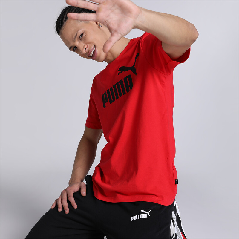 

Men's PUMA ESS Logo Regular Fit Mens T-Shirt, Red