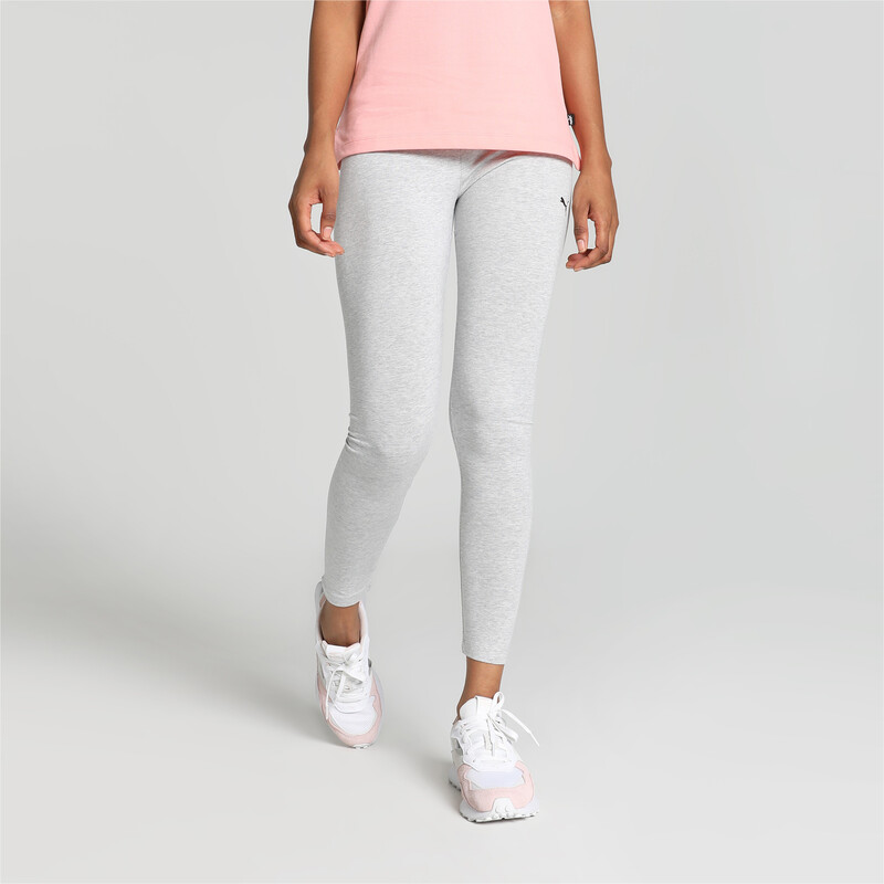 Women's PUMA Logo Leggings in Gray size XL