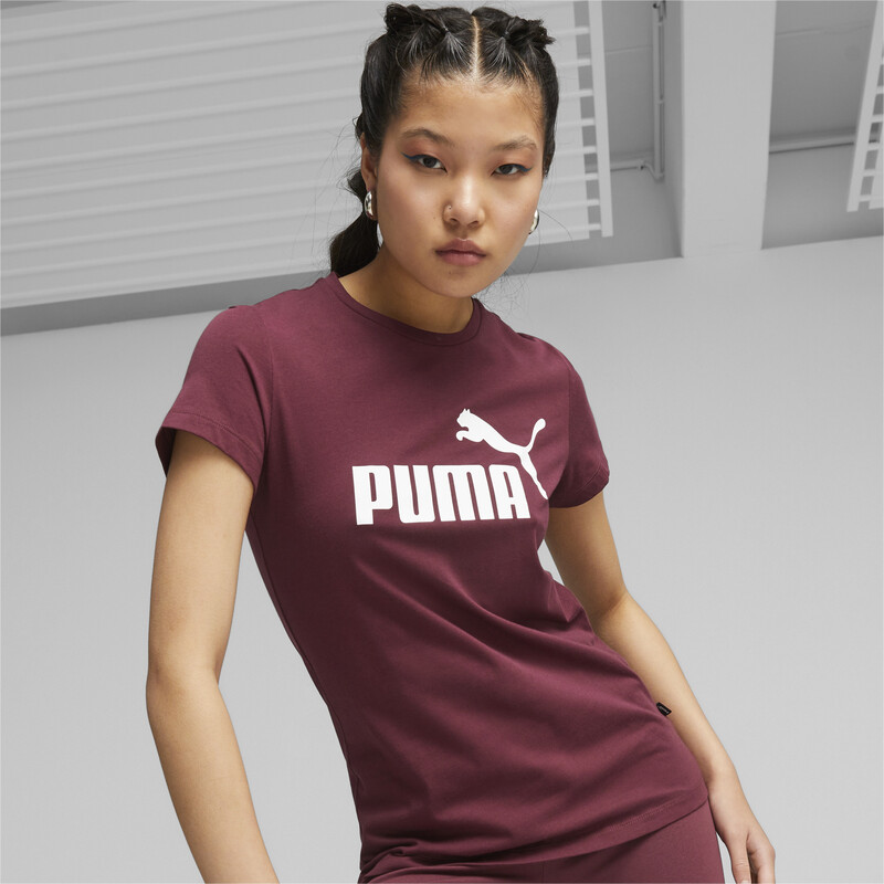 

Women's PUMA Logo Regular Fit Womens T-Shirt, Dark jasper