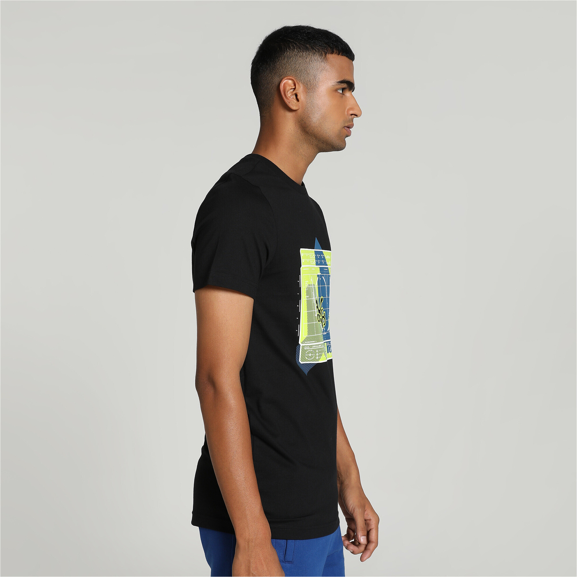 Men's PUMA X One8 Graphic T-shirt In Black, Size XS