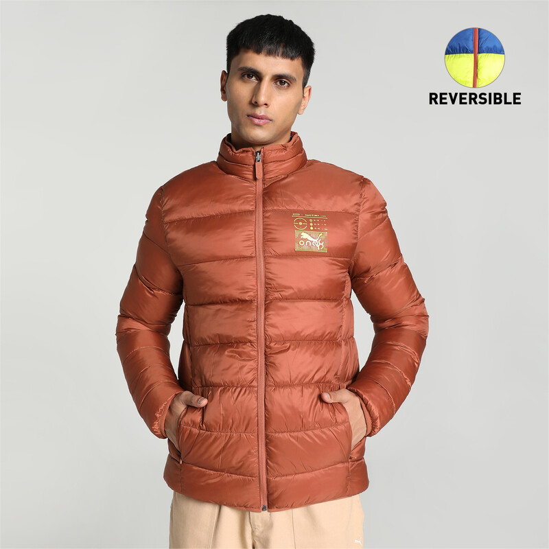 Men's PUMA X One8 Reversible Slim Fit Jacket in Apple Cider size M