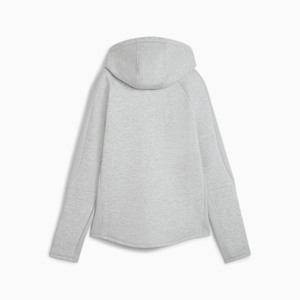 Campera con Cierre EVOSTRIPE FZ, Light Gray Heather, large-ARG
