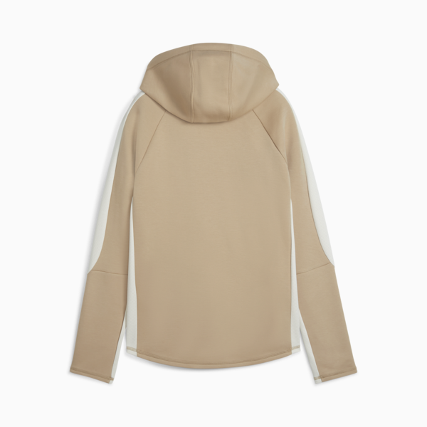 EVOSTRIPE Women's Full-Zip Hoodie, Prairie Tan, large-ZAF