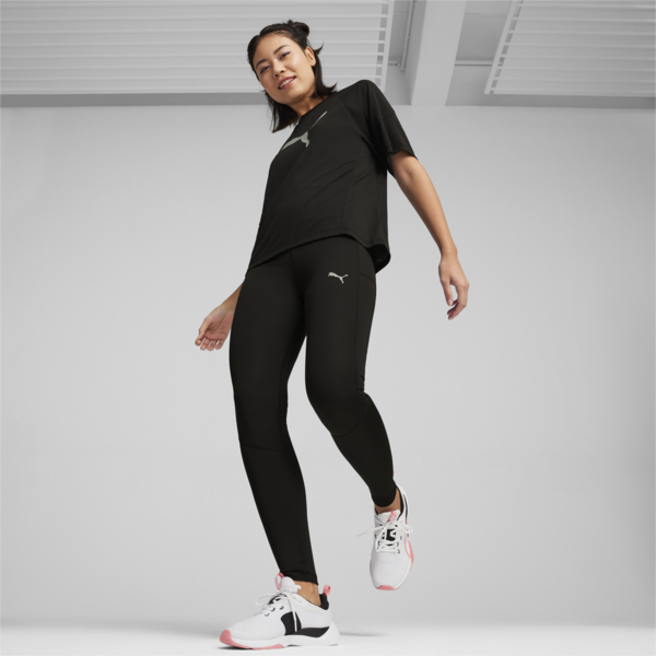 EVOSTRIPE Women's Leggings, PUMA Black, large-ZAF