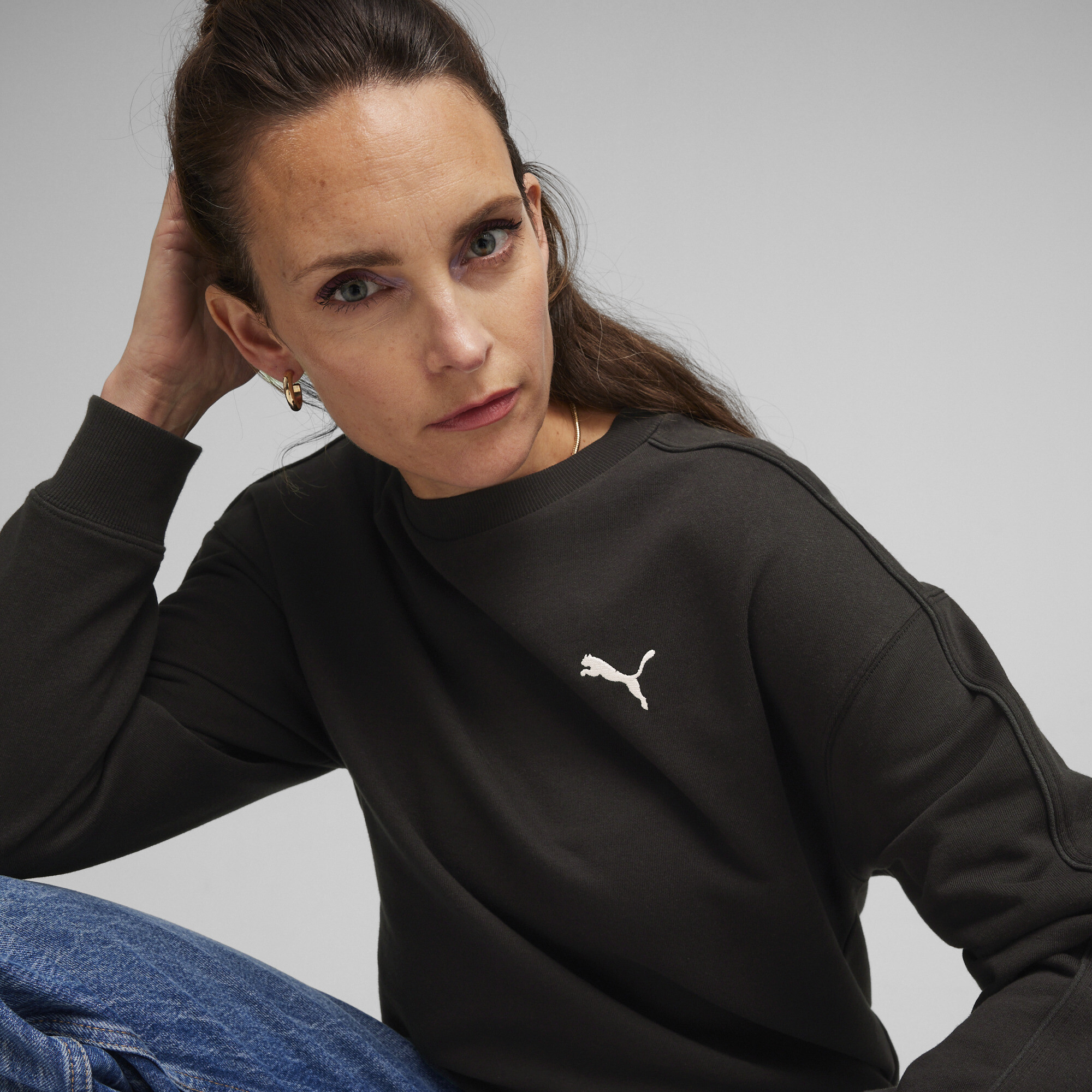 Puma hot sale womens sweatshirt