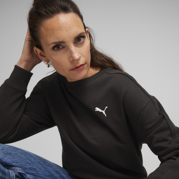 HER Women's Sweatshirt, PUMA Black, large-ZAF