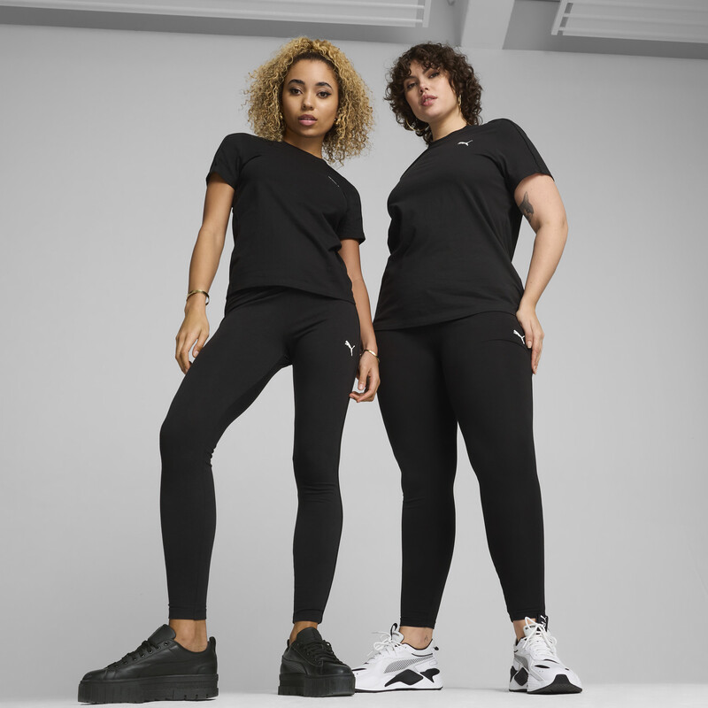Women's PUMA HER High-Waisted Leggings in Black size S