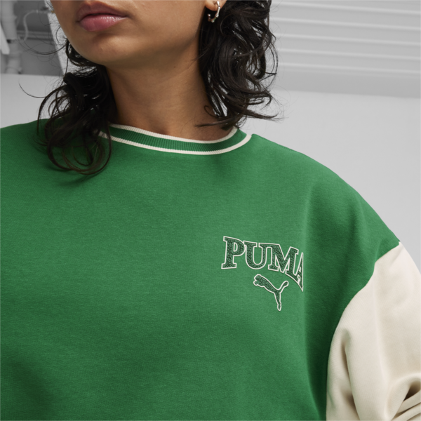 PUMA SQUAD Women's Sweatshirt, Archive Green, large-ZAF