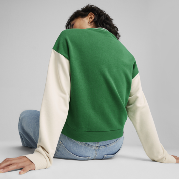 PUMA SQUAD Women's Sweatshirt, Archive Green, large-ZAF