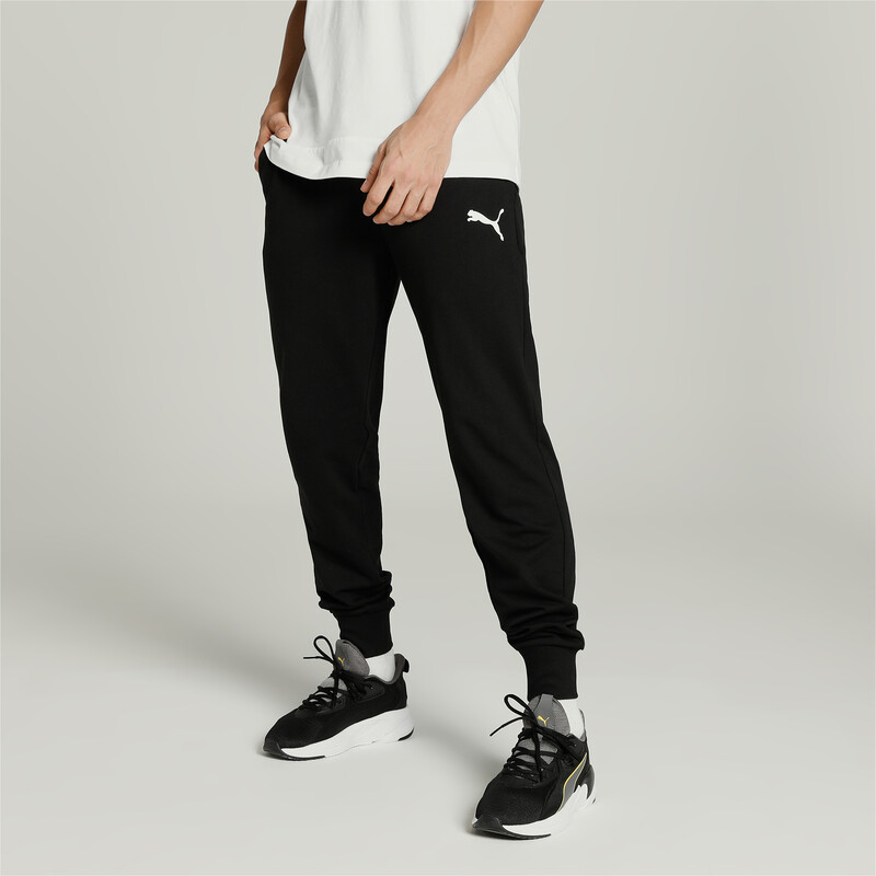 

Men's PUMA Logo Pants, Black