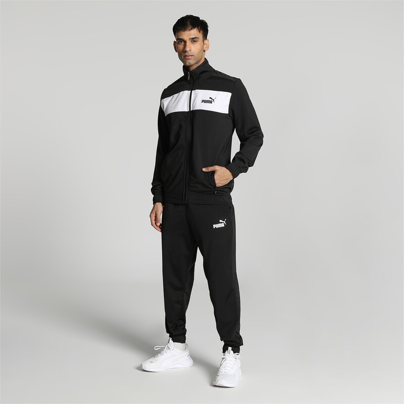 

Men's PUMA Poly Regular Fit Track Suit, Black