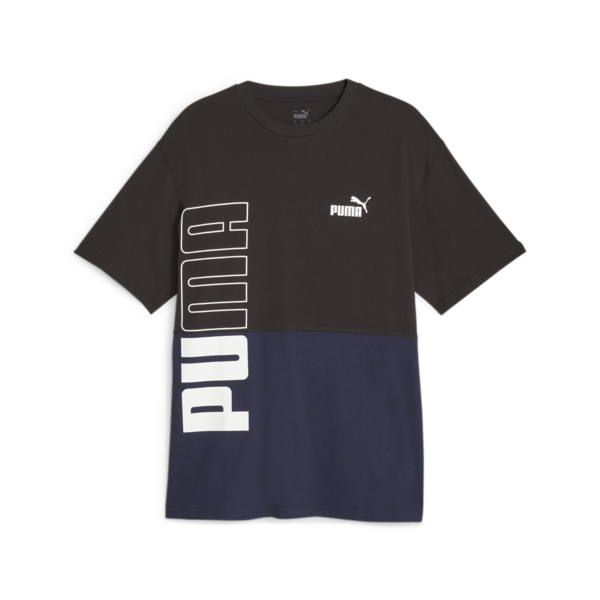 Remera para hombre PUMA POWER, PUMA Black-PUMA Navy, large-ARG