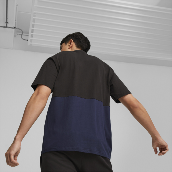 Remera para hombre PUMA POWER, PUMA Black-PUMA Navy, large-ARG