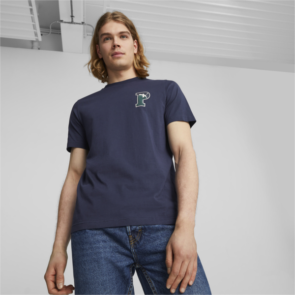 Remera estampada PUMA SQUAD Hombre, PUMA Navy, large-ARG
