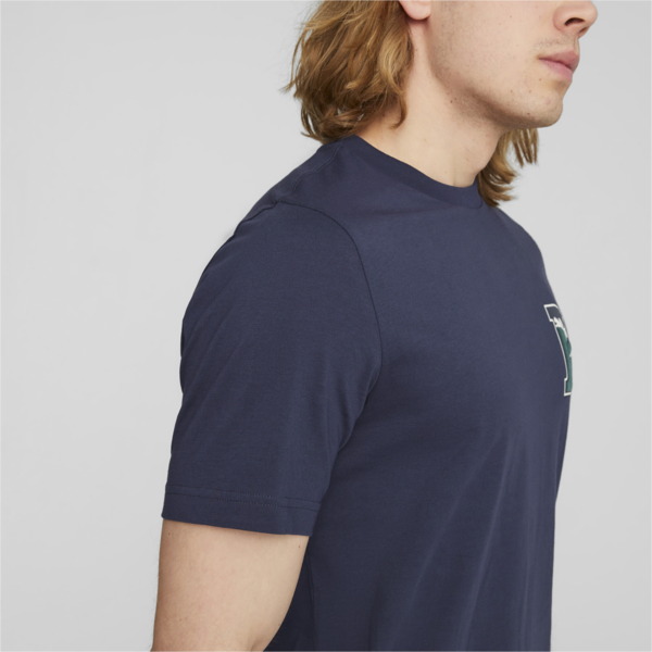 Remera estampada PUMA SQUAD Hombre, PUMA Navy, large-ARG