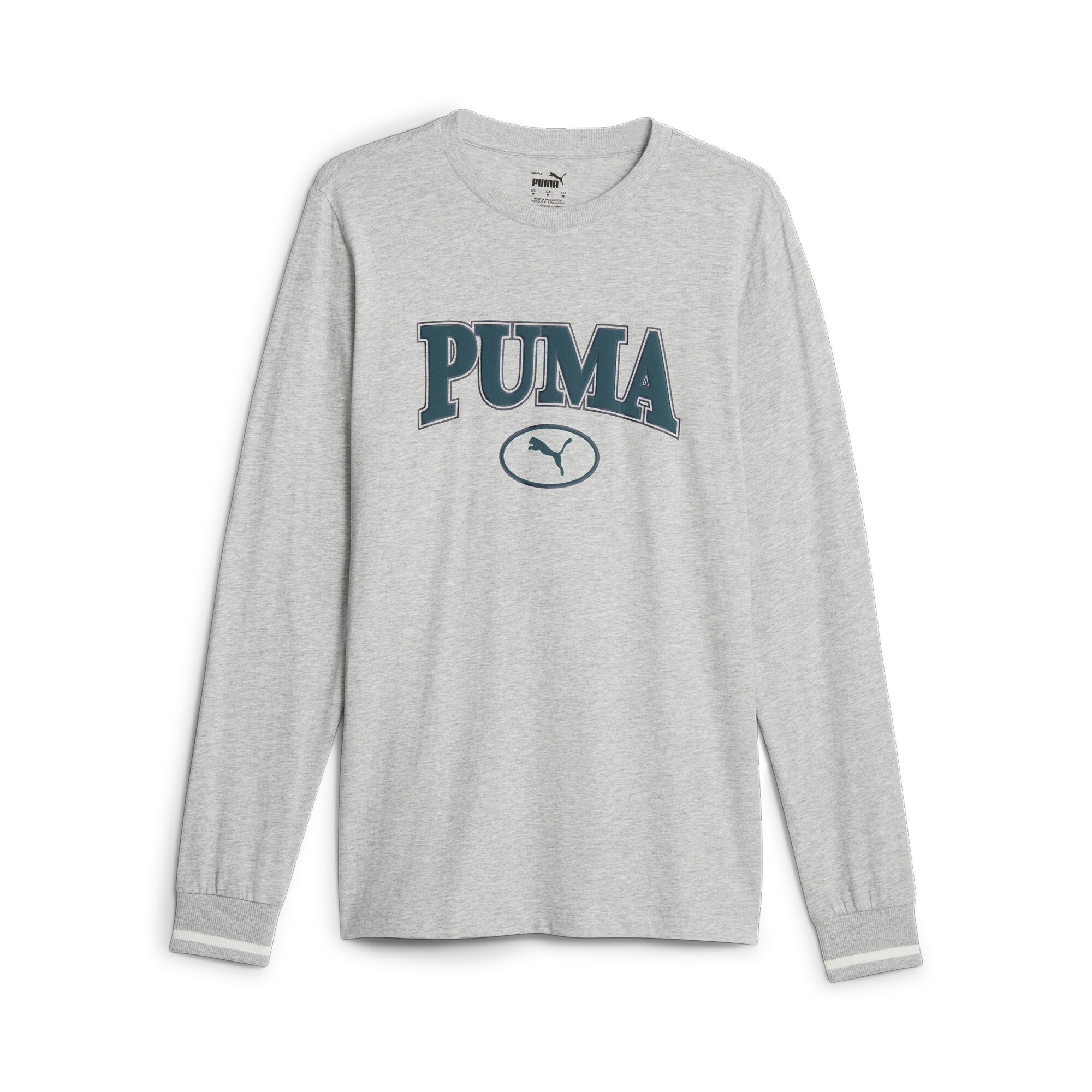 プーマ メンズ PUMA SQUAD グラフィック Tシャツ 長袖 メンズ Light Gray Heather ｜PUMA.comの大画像