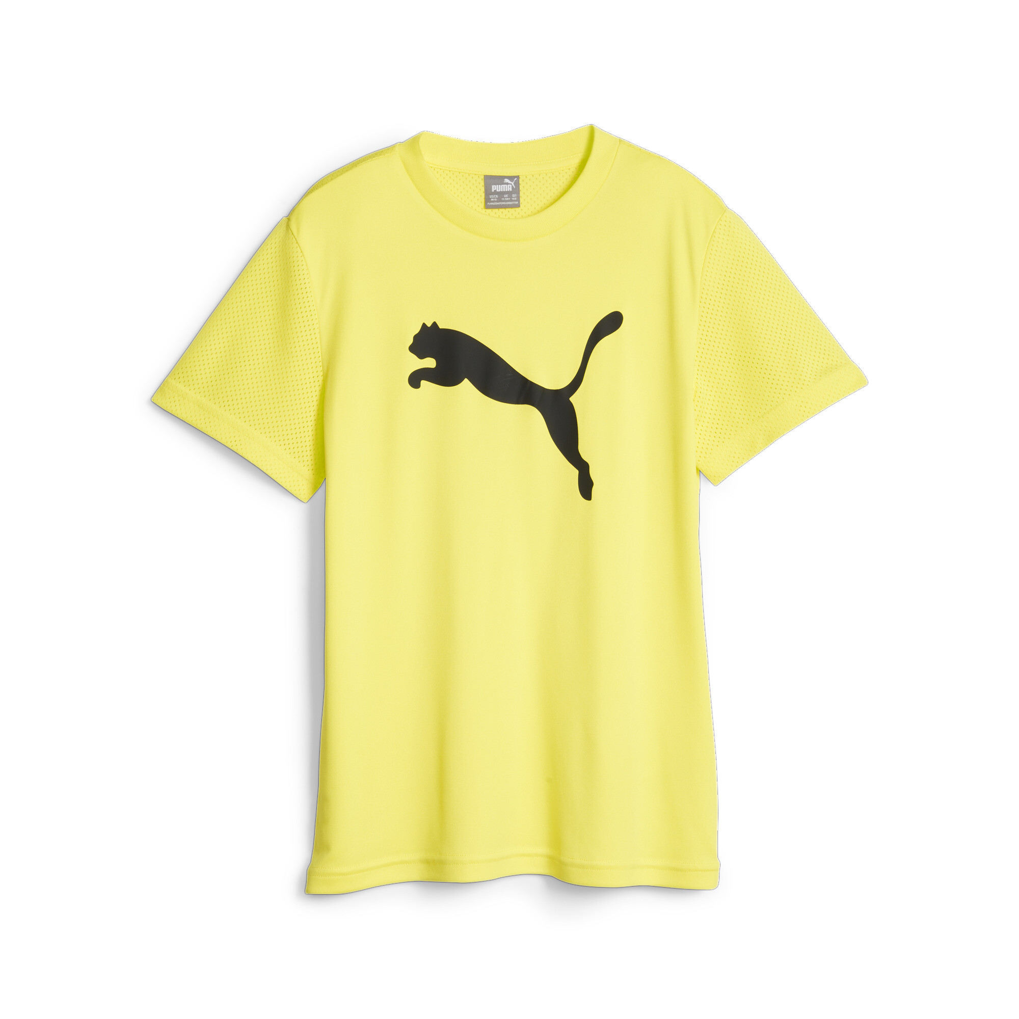 ＜プーマ公式通販＞ プーマ キッズ ボーイズ ACTIVE SPORTS ポリ キャット Tシャツ 120-160cm メンズ Fluro Yellow Pes ｜PUMA.com
