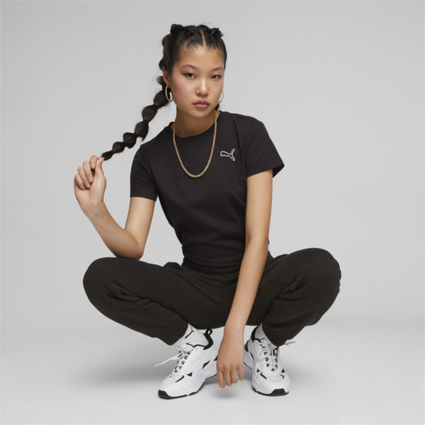 BETTER ESSENTIALS Tee, PUMA Black, large-ZAF