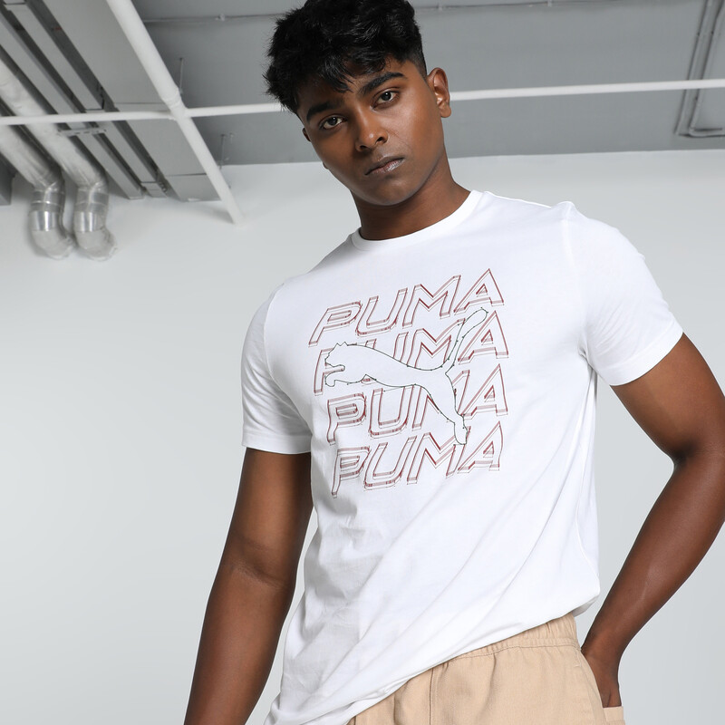 

Men's PUMA Cat Graphic Slim Fit T-shirt