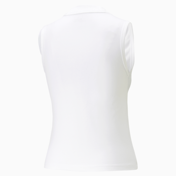 ESS Slim Logo Women's Tank, PUMA White, large-ZAF