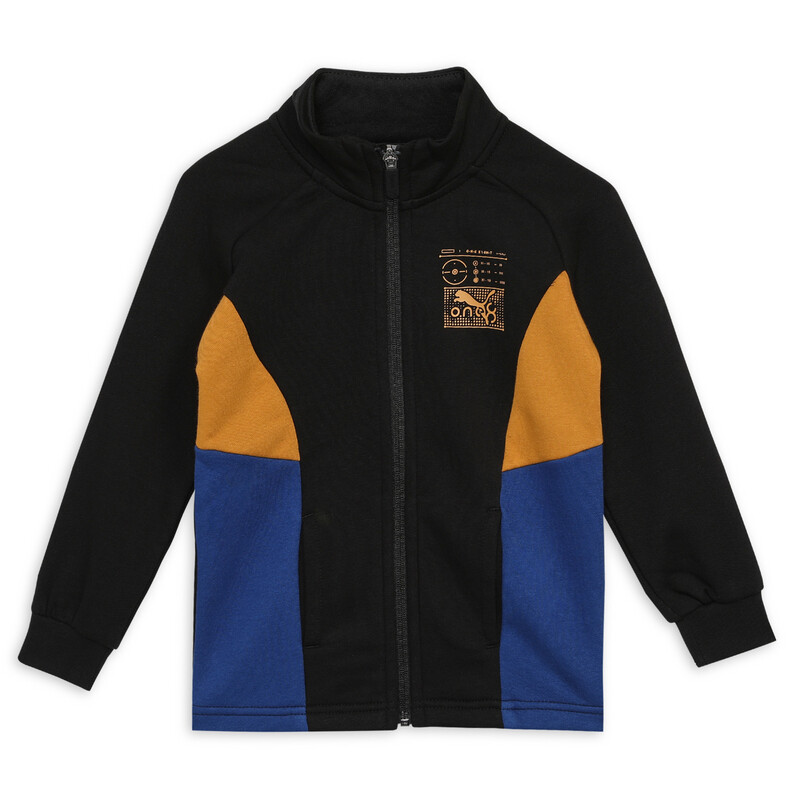 PUMA X One8 Boy's Full-Zip Jacket in Black size 7-8Y
