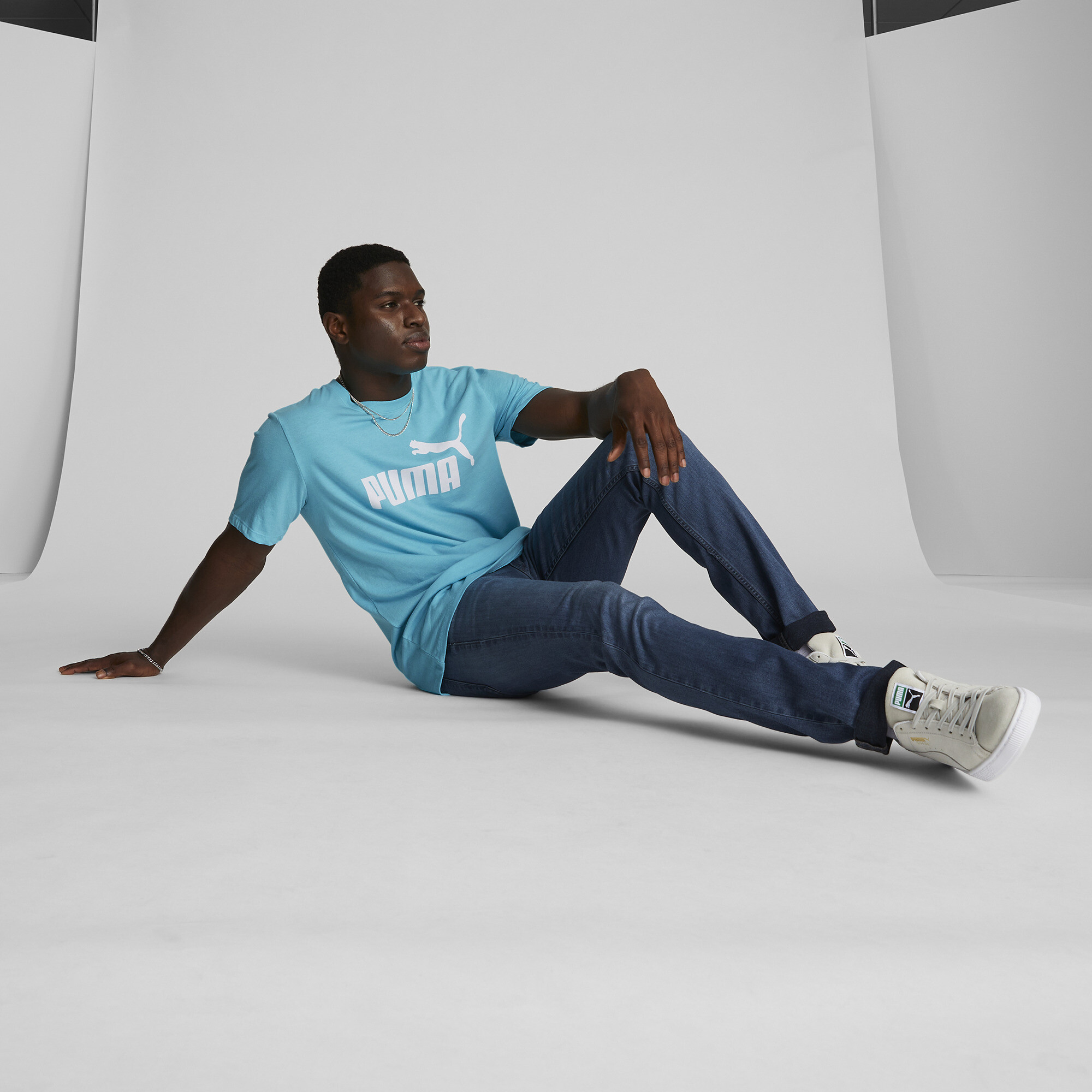 PUMA Men's Essentials Heather Tee