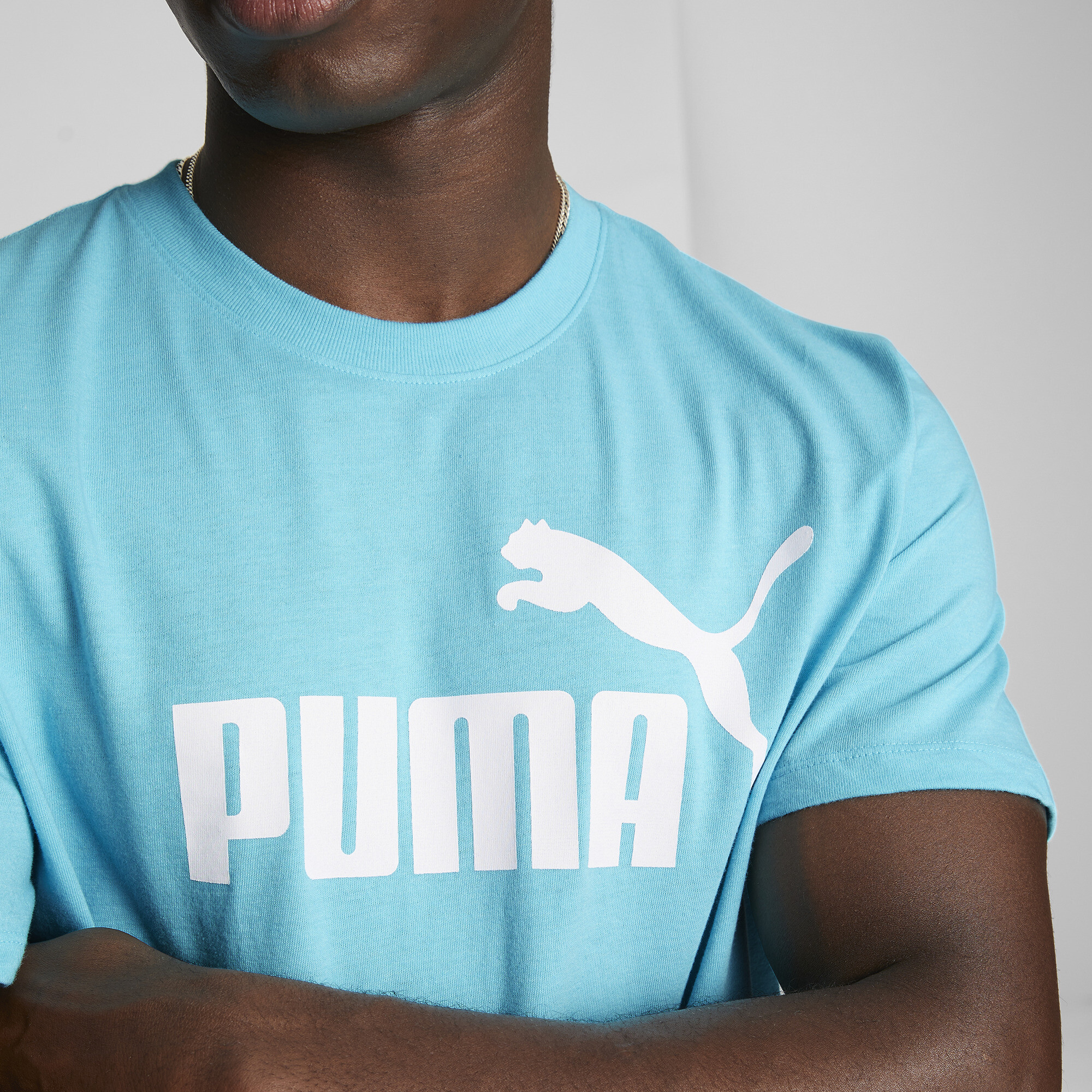 PUMA Men's Essentials Heather Tee