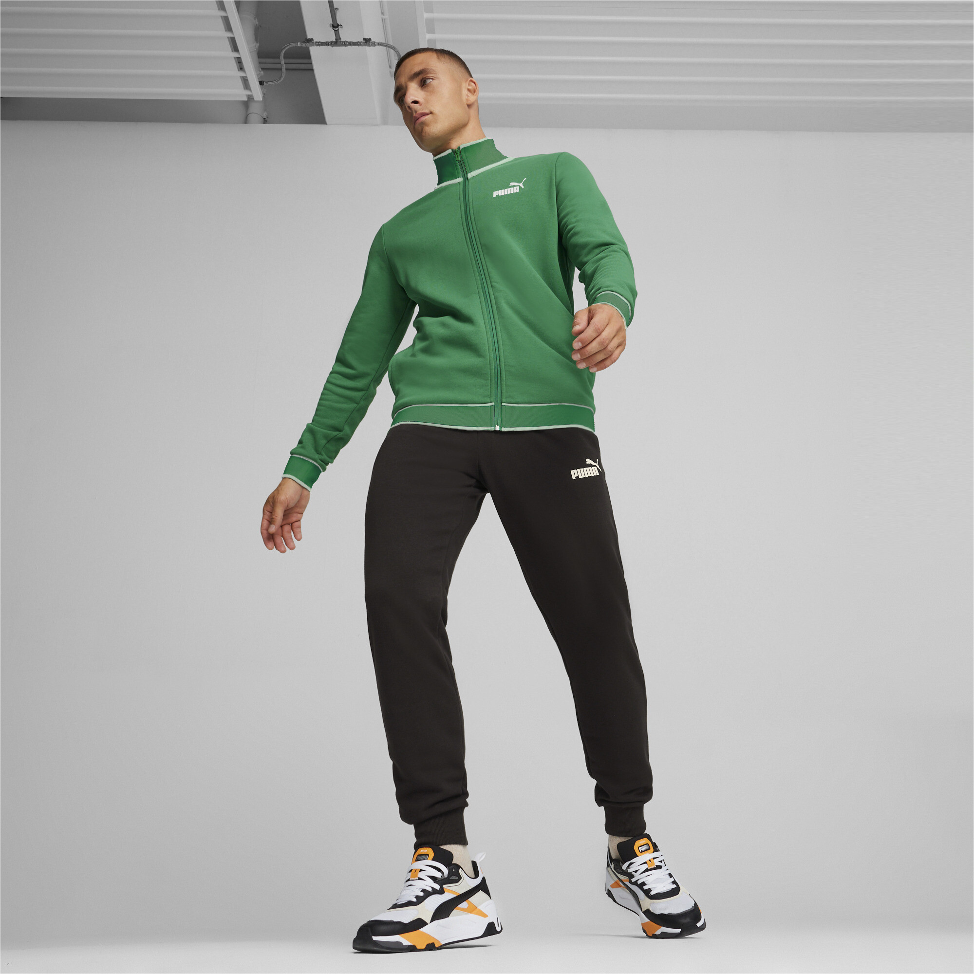 Puma 2025 green tracksuit