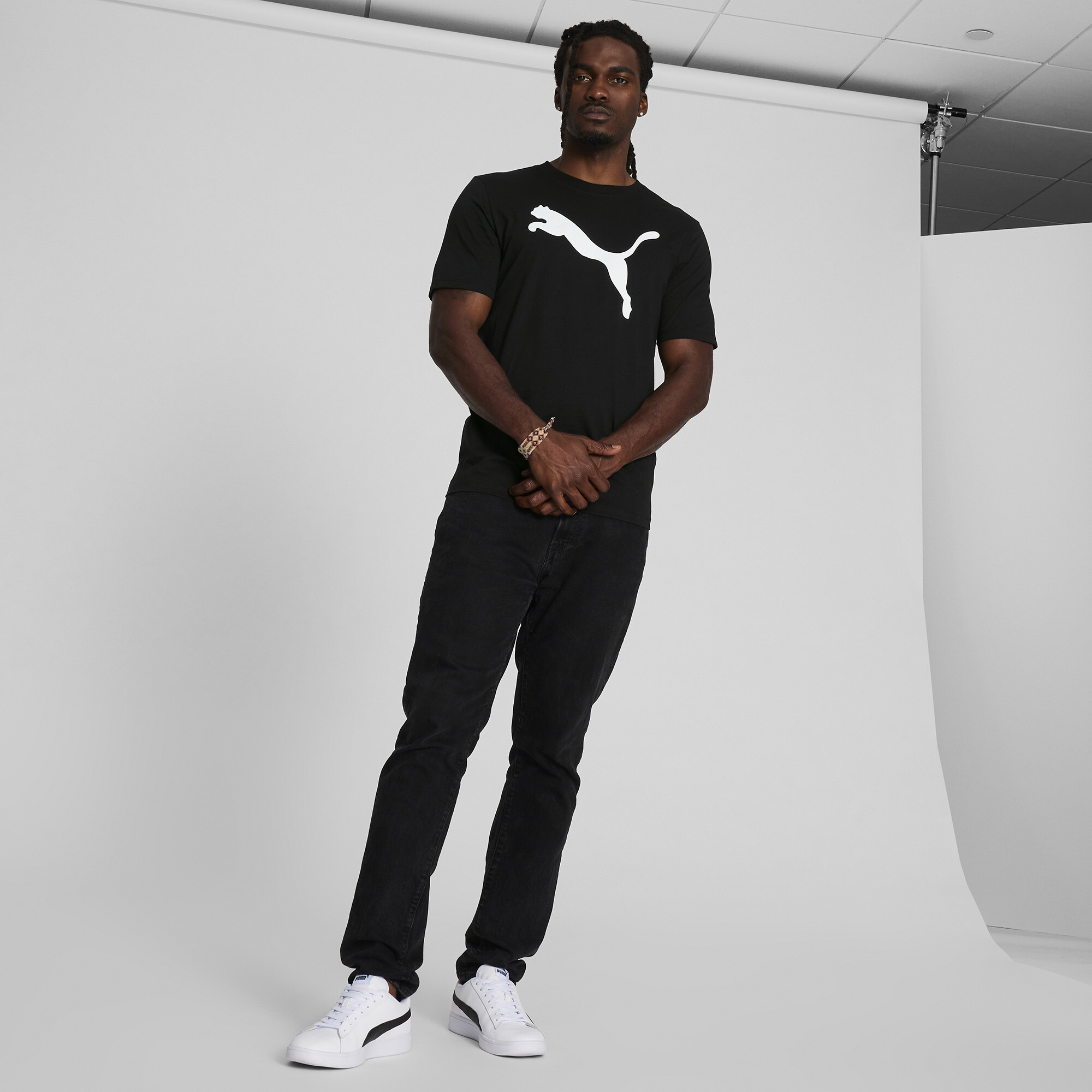 PUMA Men's Essentials Big Cat Tee