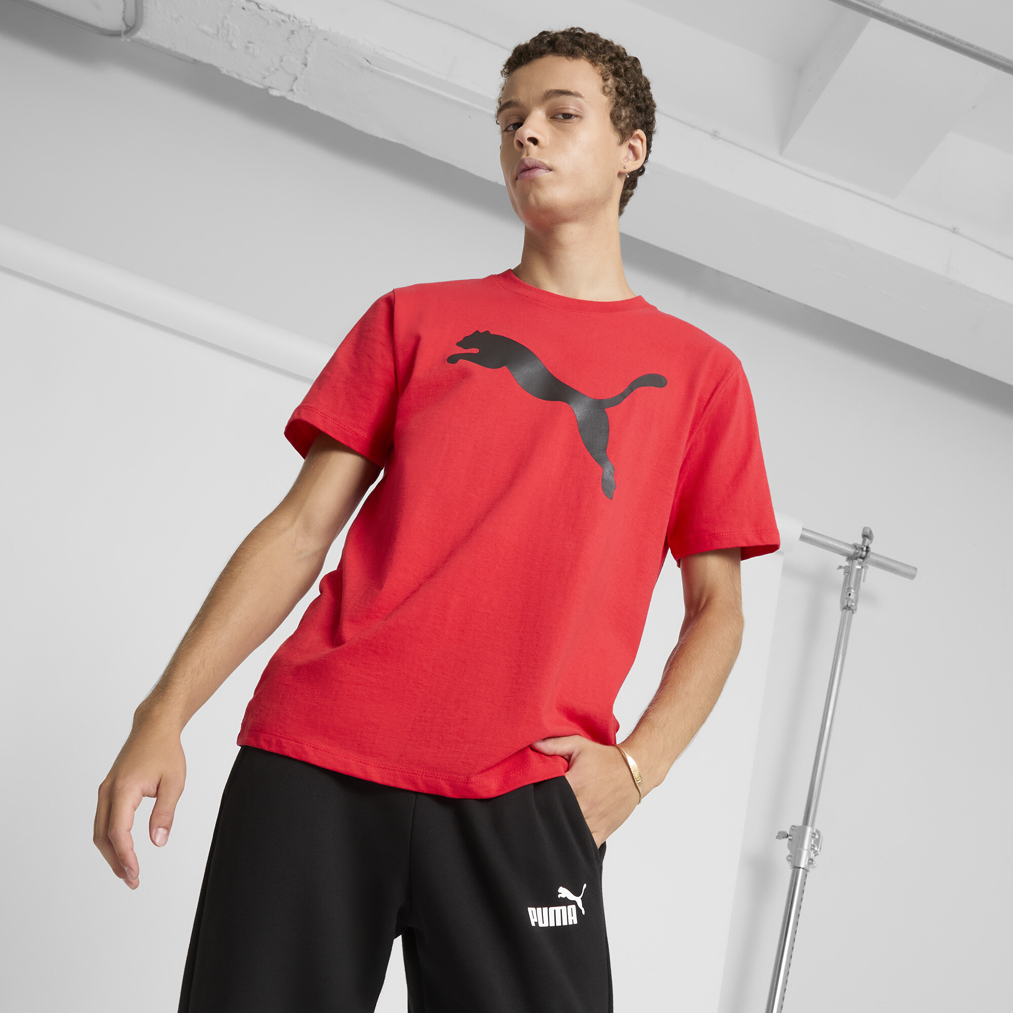 PUMA Men's Essentials Big Cat Tee