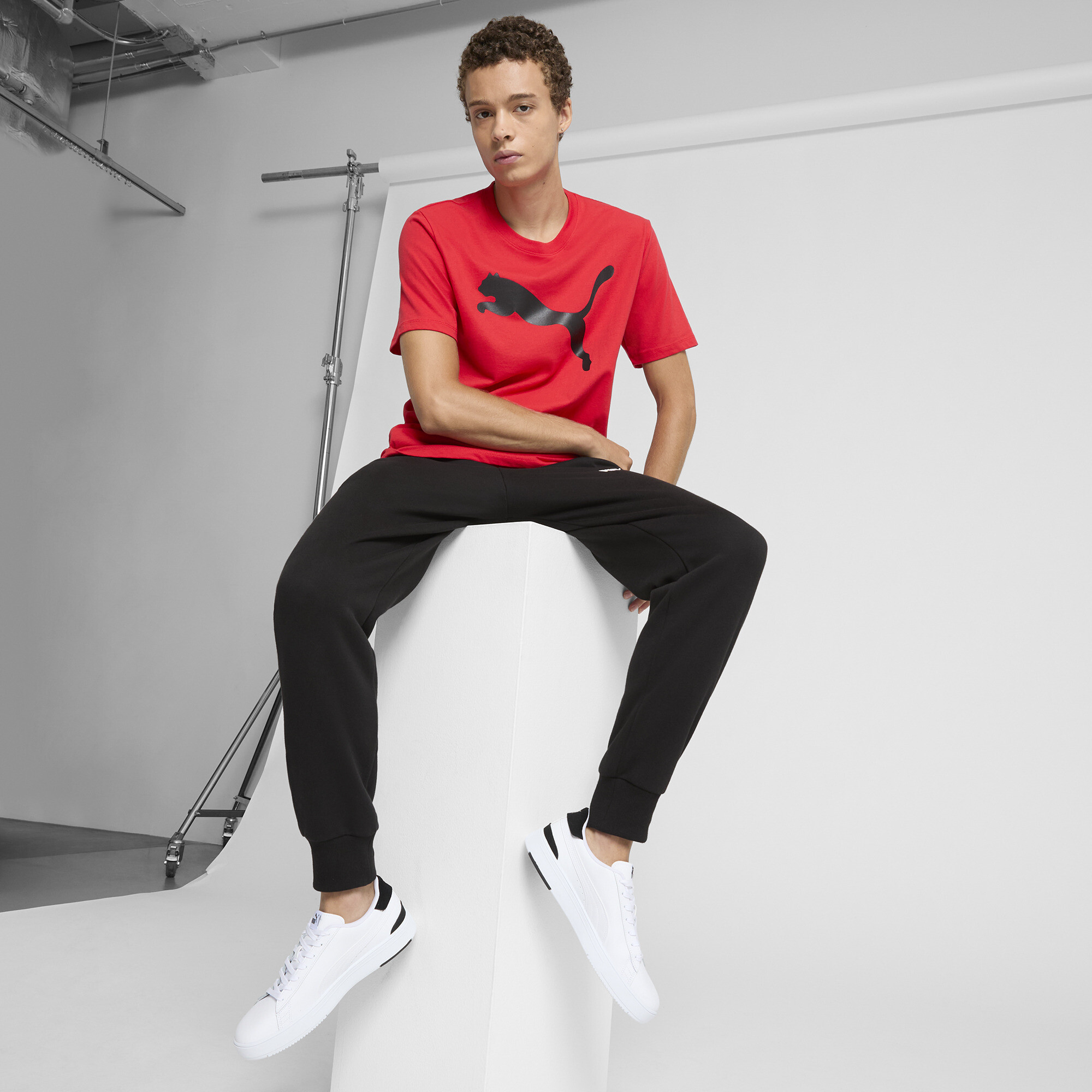 PUMA Men's Essentials Big Cat Tee