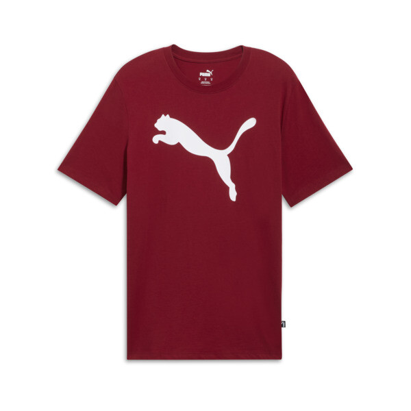 Puma Essentials Big Cat Men's T-shirt In Intense Red