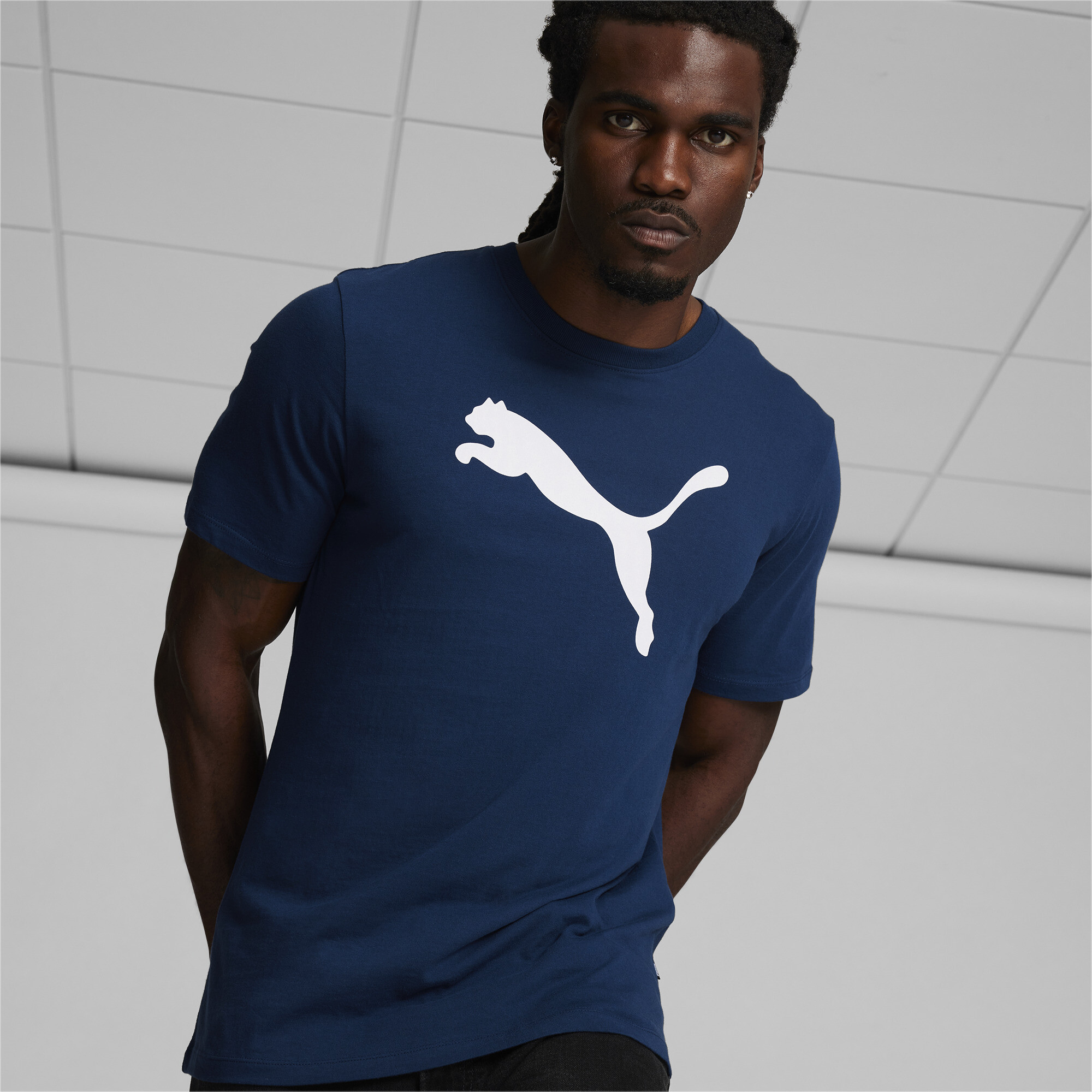 PUMA Men's Essentials Big Cat Tee