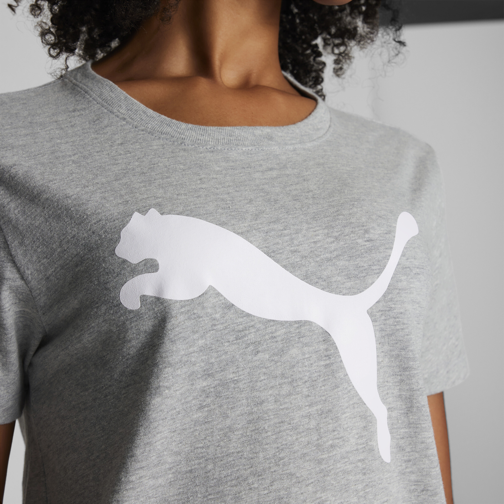 PUMA Women's Essentials Big Cat Logo Tee