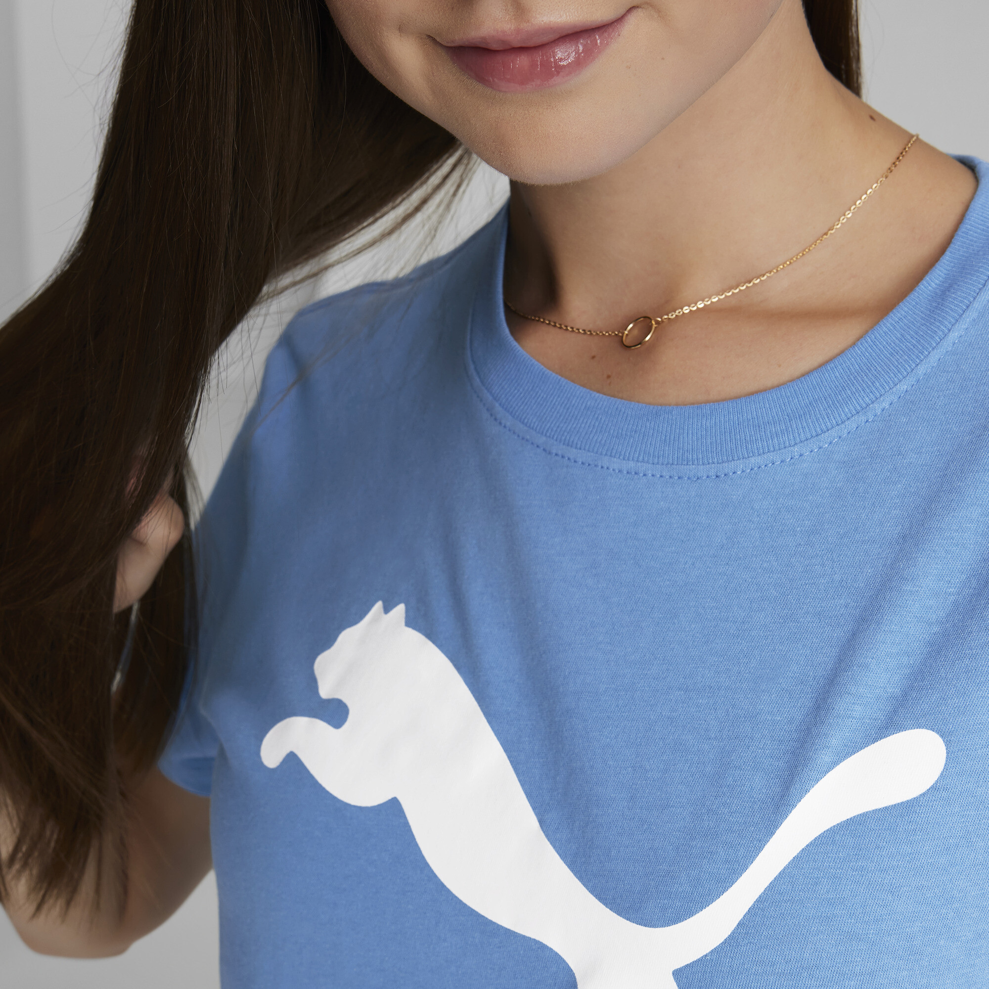 PUMA Women's Essentials Big Cat Logo Tee