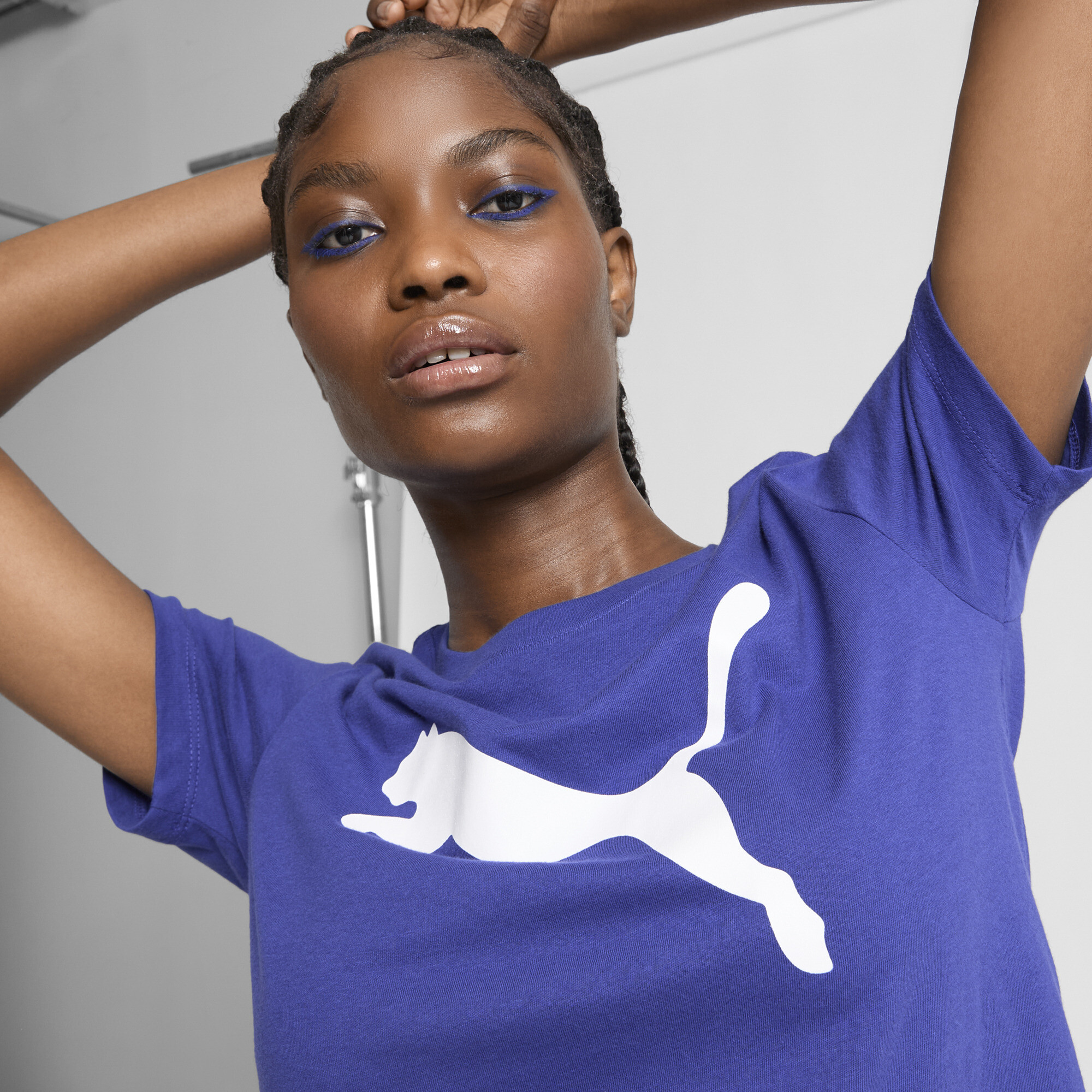 PUMA Women's Essentials Big Cat Logo Tee