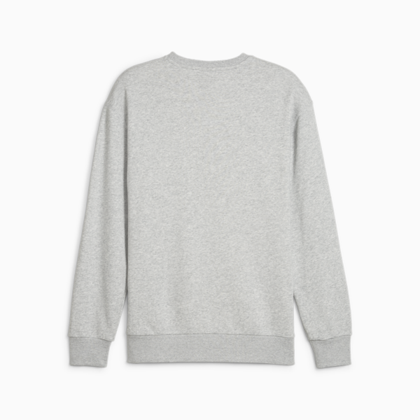 PUMA POWER Men's Graphic Sweatshirt, Light Gray Heather, large-ZAF