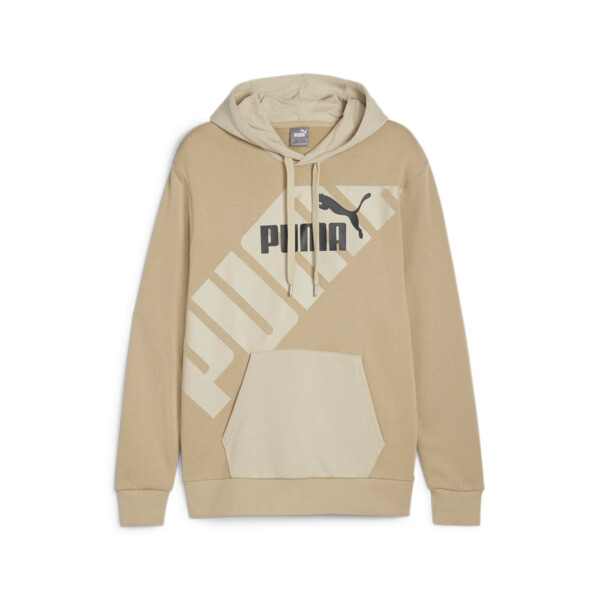 PUMA POWER Men s Graphic Hoodie beige PUMA