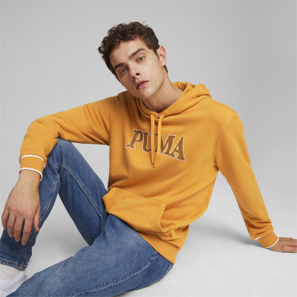 PUMA SQUAD Men s Hoodie brown PUMA