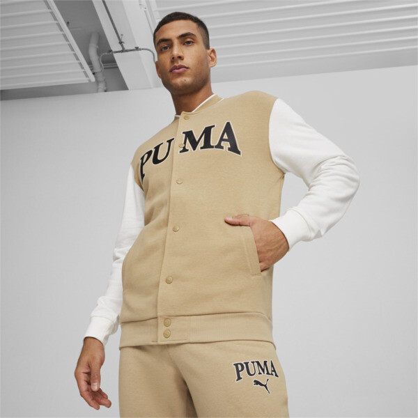 PUMA SQUAD Men s Track Jacket beige PUMA