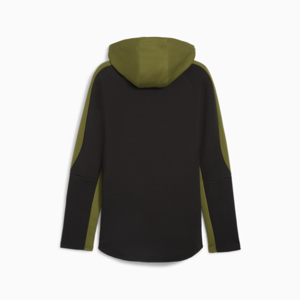 EVOSTRIPE Men's Hoodie, Olive Green, large-ZAF