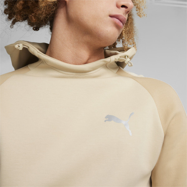 Beige puma hoodie top